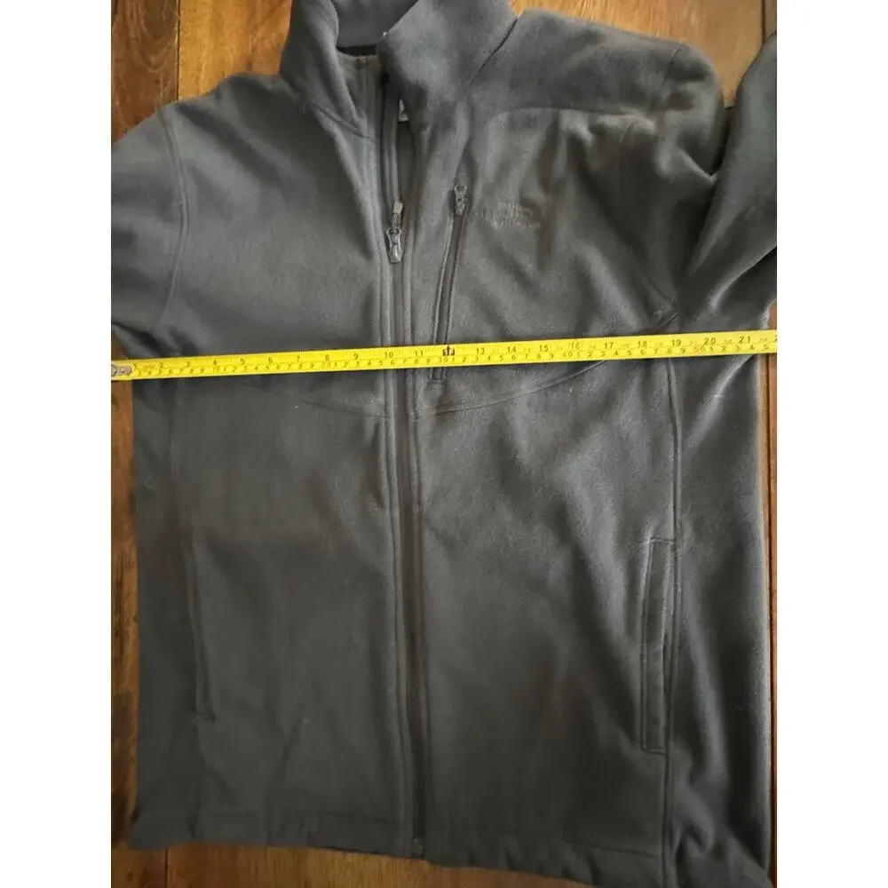 The North Face Men’s Gray Full Zip Fleece Jacket Size M